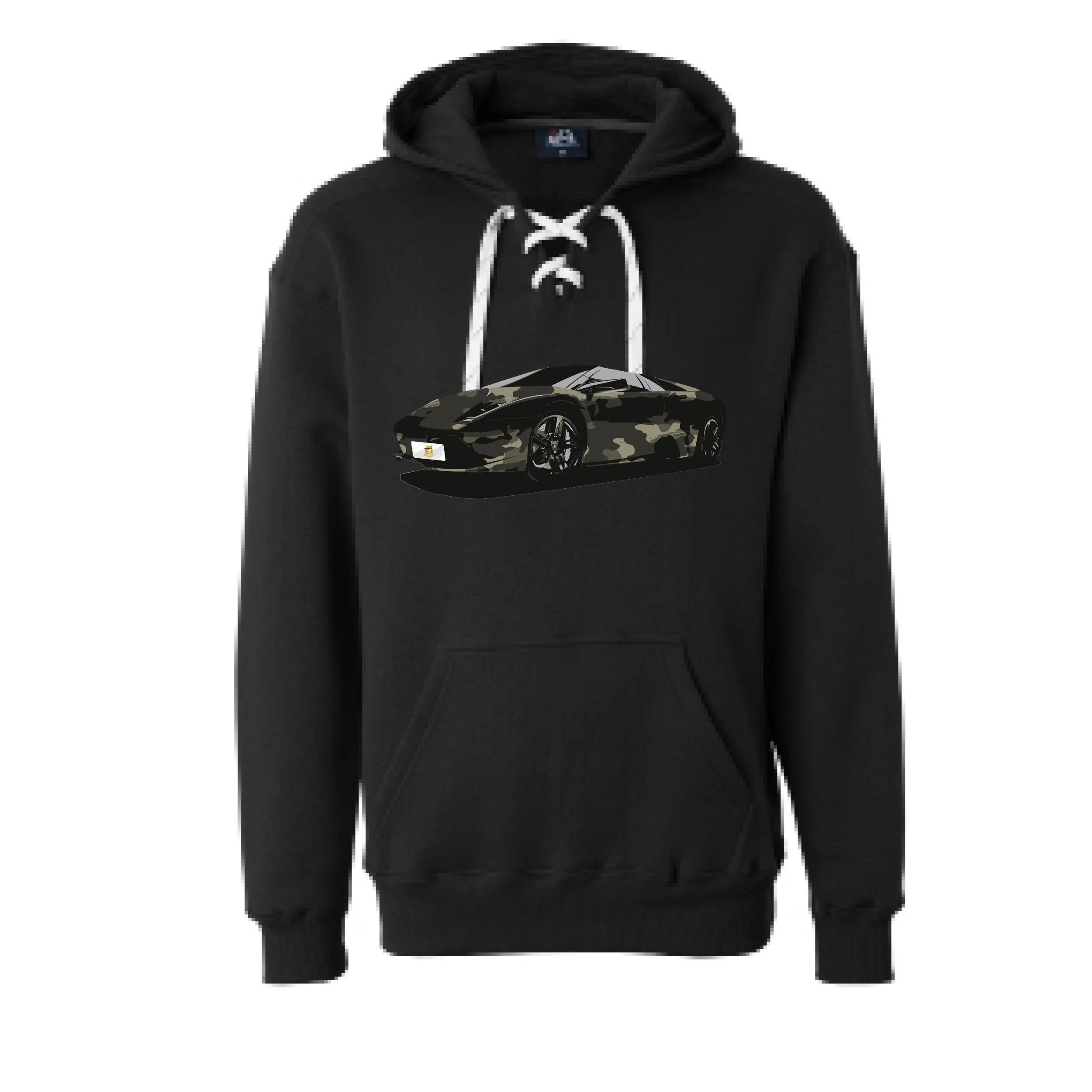 Doge Lambo  J American Sport Laced Hoodies