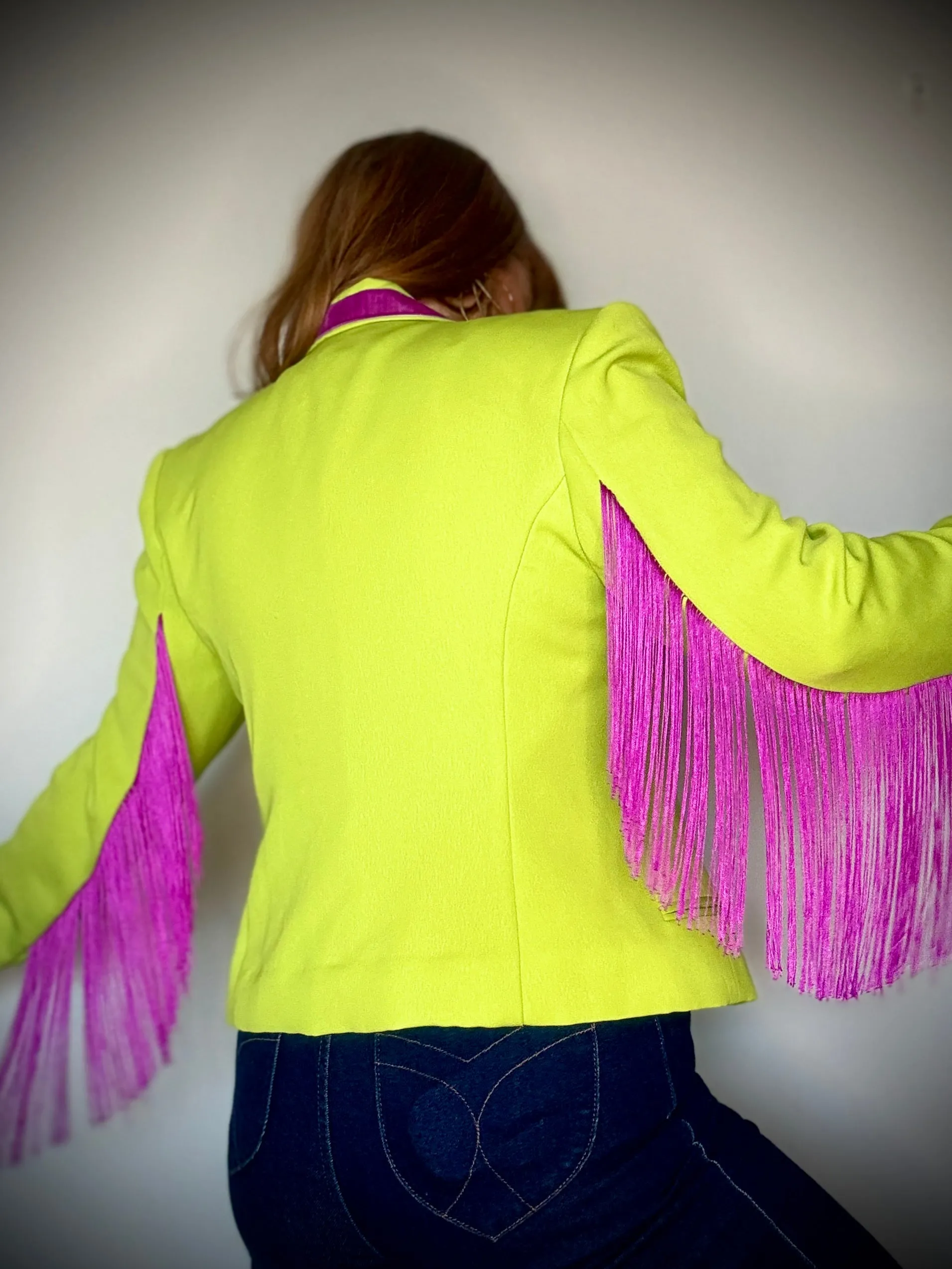 Dolly Blazer in Spiced Lime