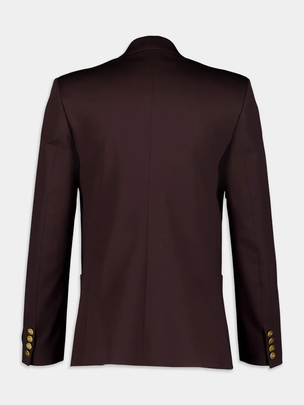 Double-Breasted Jacket In Stretch Cotton
