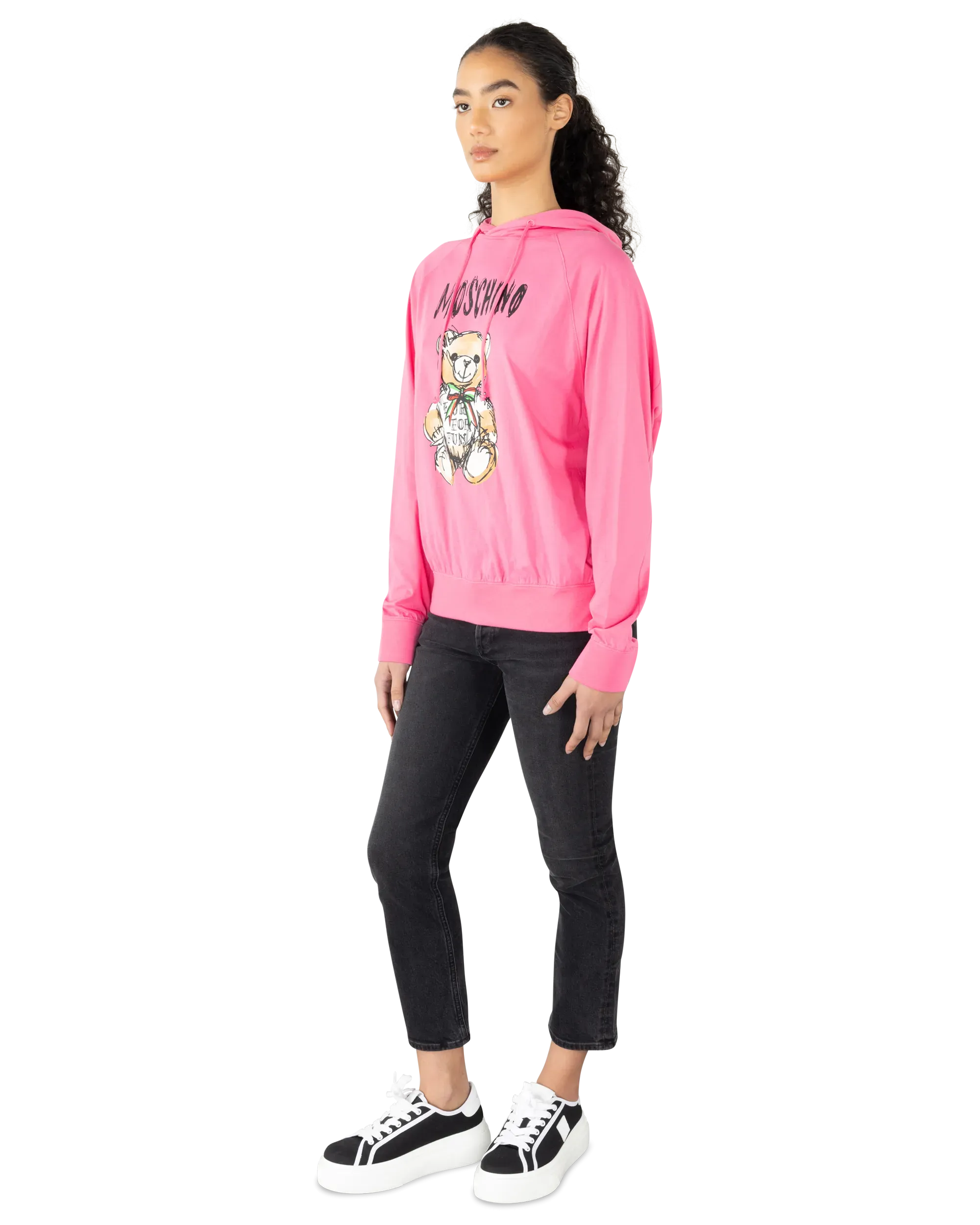 Drawn Teddy Bear Hoodie