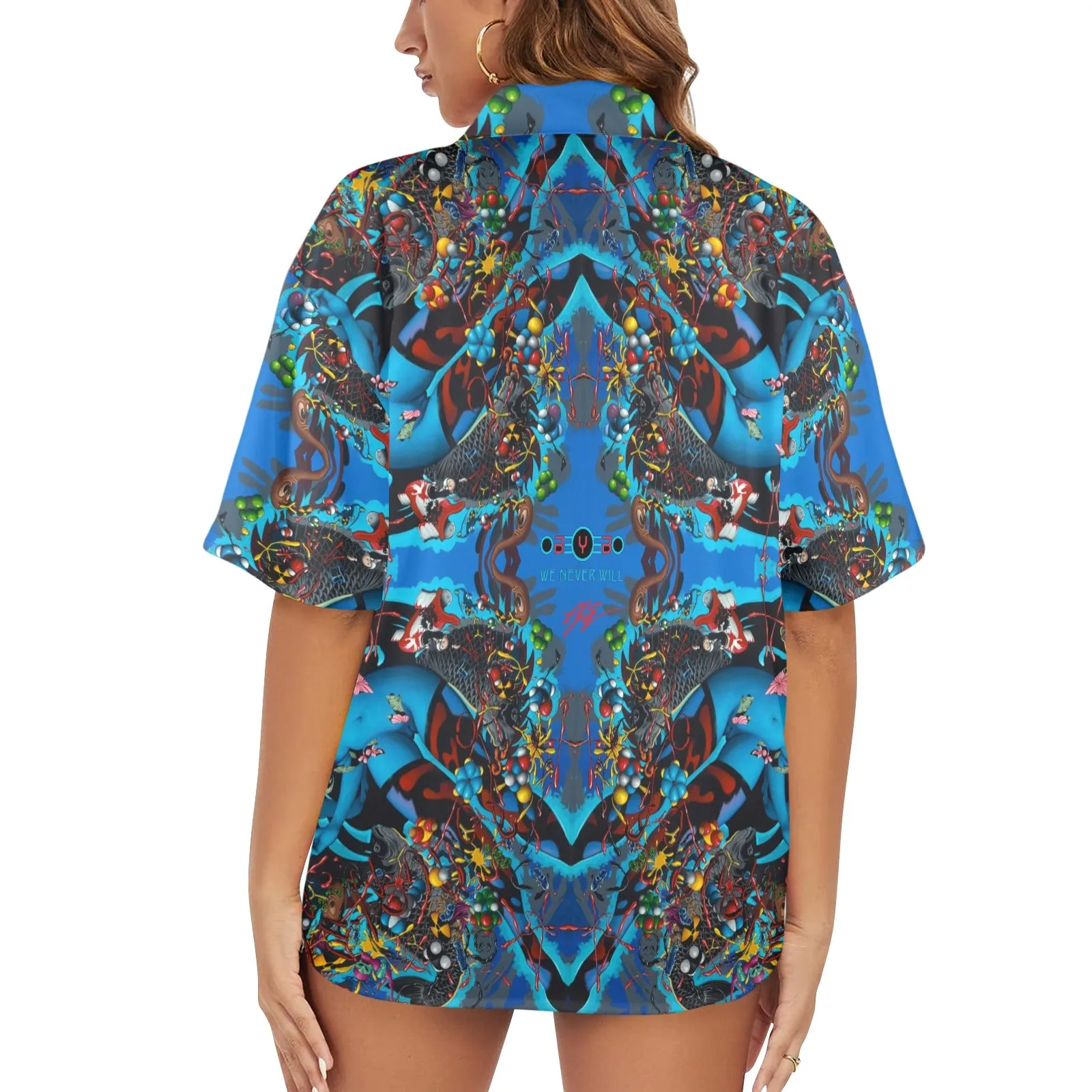 Drowning Women's Hawaiian Shirt