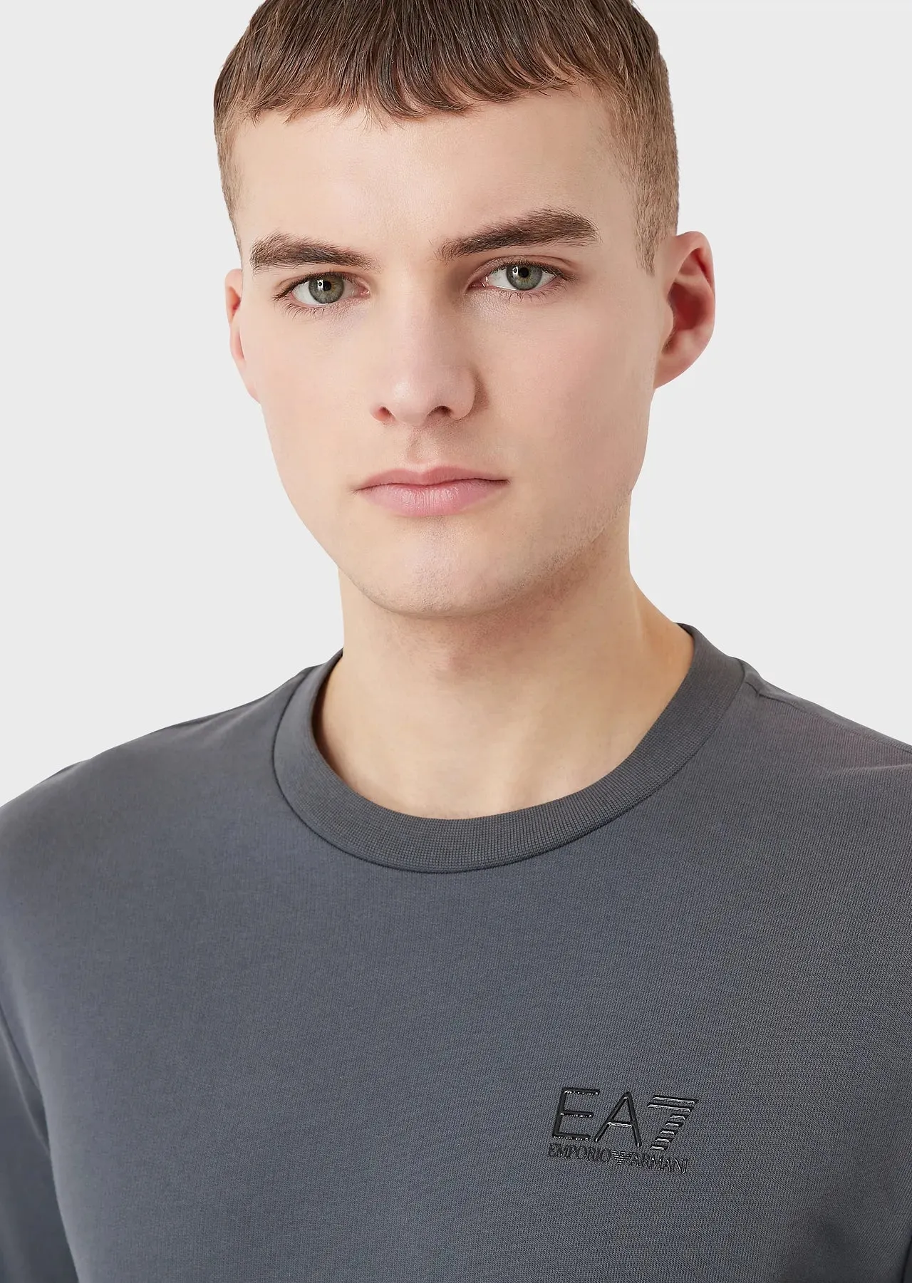 EA7 Emporio Armani 8NPM52 Crew Sweatshirt Iron Gate Grey