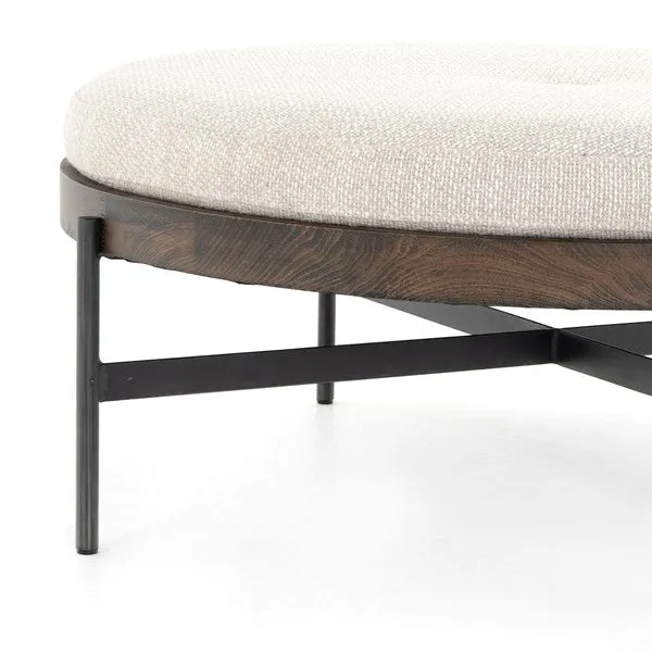 EDWYN LARGE OTTOMAN-GIBSON WHEAT