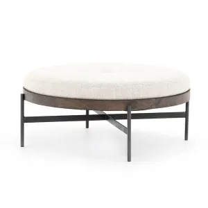 EDWYN LARGE OTTOMAN-GIBSON WHEAT