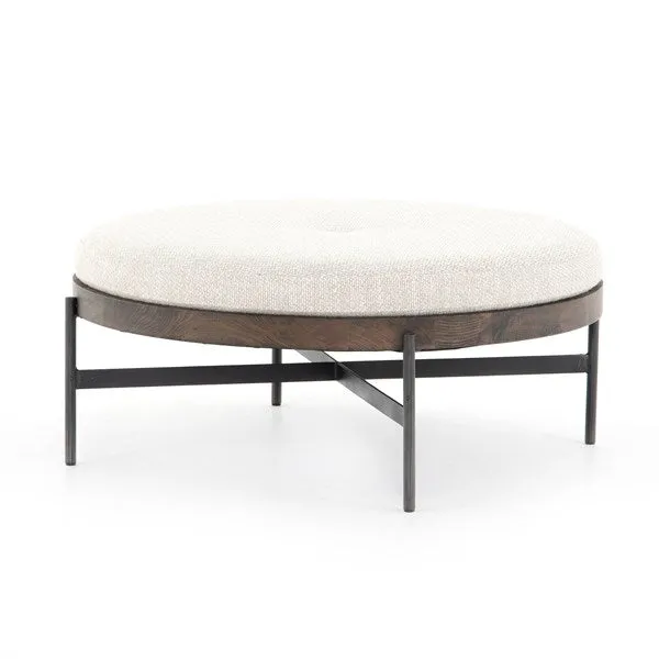 EDWYN LARGE OTTOMAN-GIBSON WHEAT