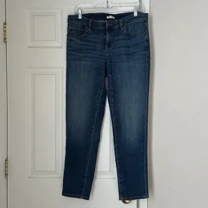 Eileen Fisher Straight Slim Leg Jeans Size 8 Organic Cotton Premium Denim