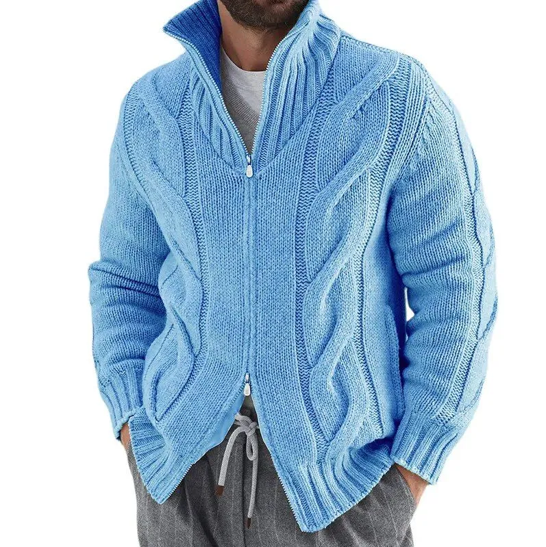 Elegant, warm, premium men's knitted vest