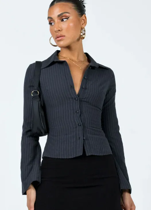 Eline | Striped Long Sleeve Top