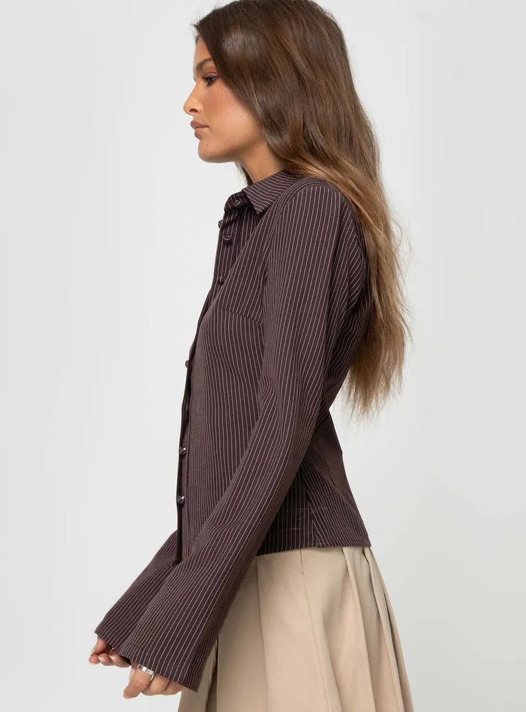 Eline | Striped Long Sleeve Top