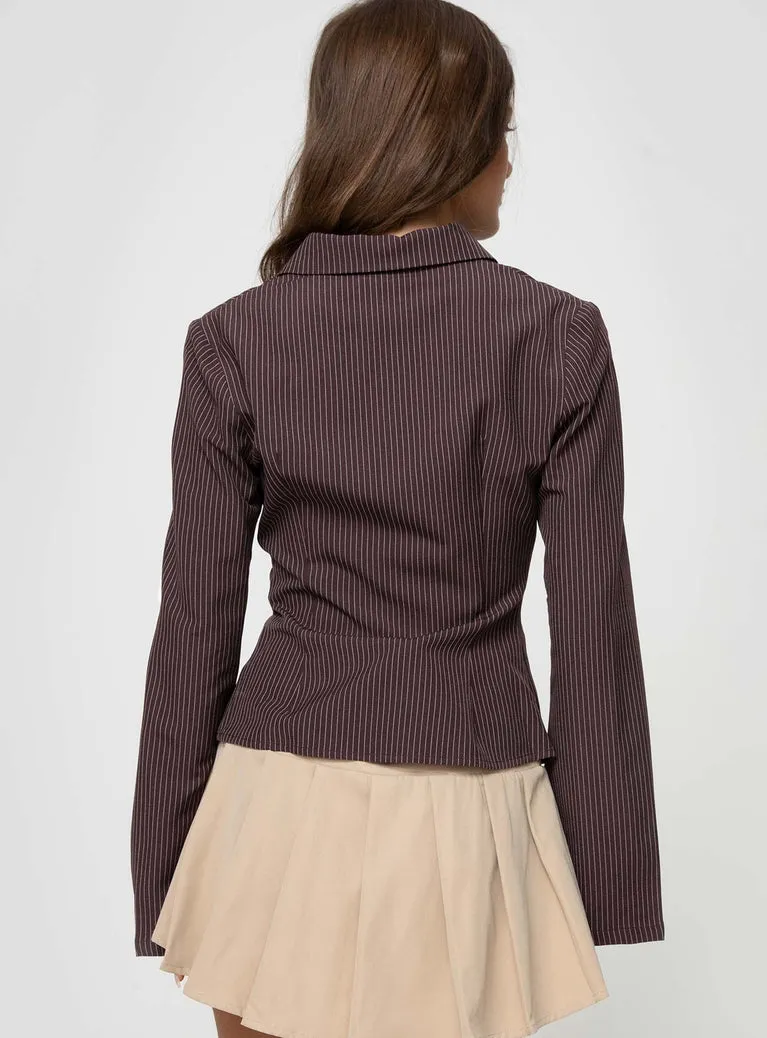 Eline | Striped Long Sleeve Top