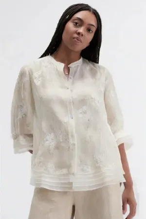 Eloise™ | Elegant Embroidered Blouse