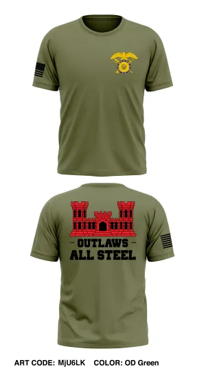 ENG. Sec. 135th QM  Store 1 Core Men's SS Performance Tee - MjU6LK