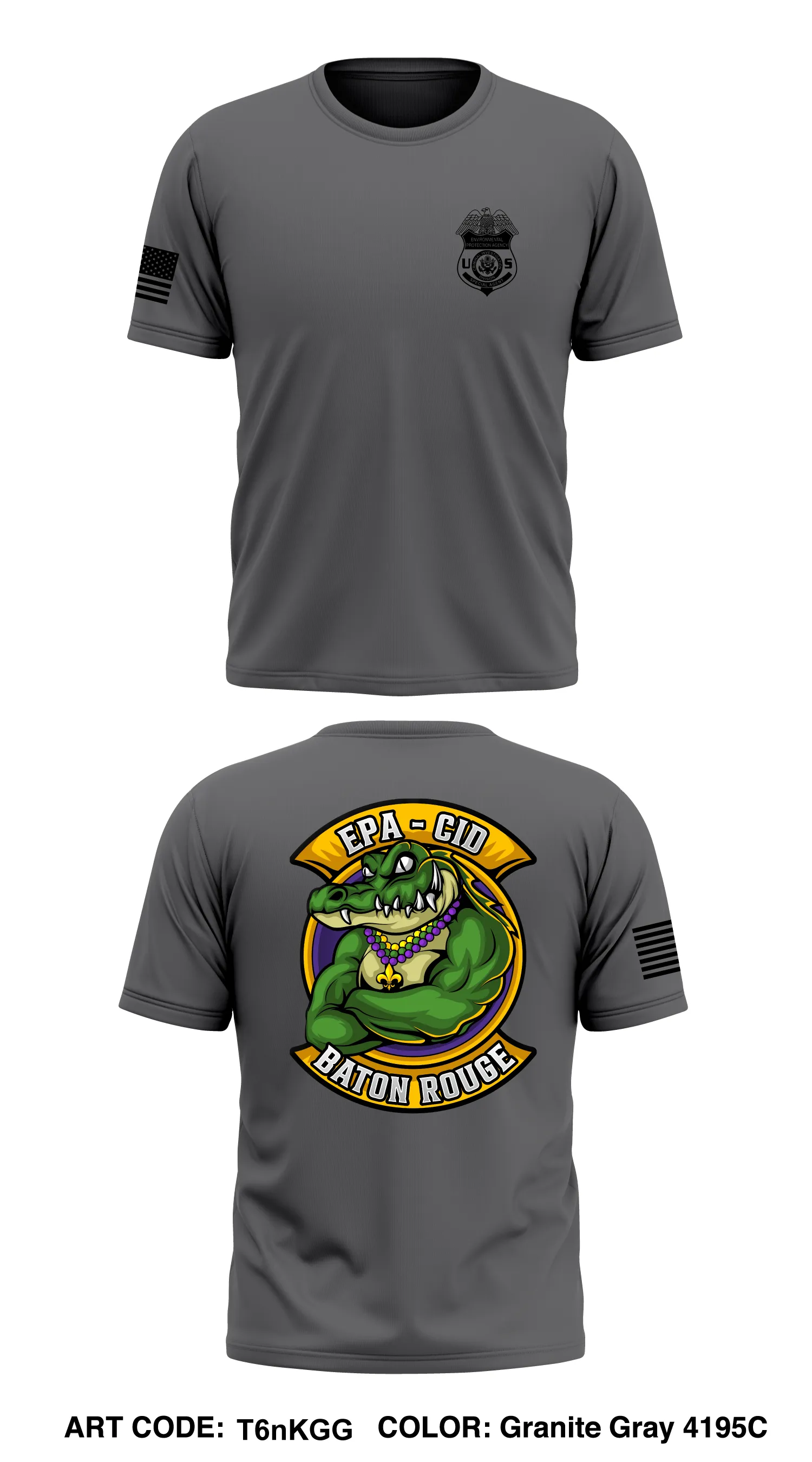 EPA-CID Baton Rouge Resident Office Store 1 Core Men's SS Performance Tee - T6nKGG