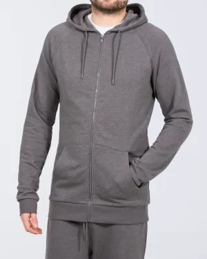 Essentalls Tall Zip Up Hoodie (charcoal)