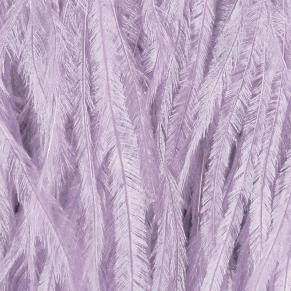 Estelle Feather Clutch - Lilac