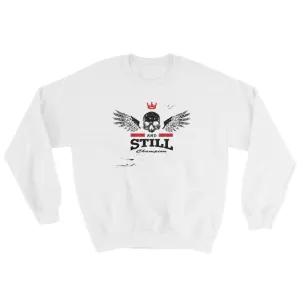 Eternal Champion men's sweatshirt with ASC logo on back label
