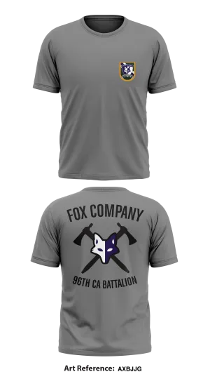 F Co, 96th CA BN Store 1 Core Men's SS Performance Tee - AxbjjG