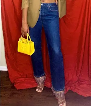 Feather Hem Levis