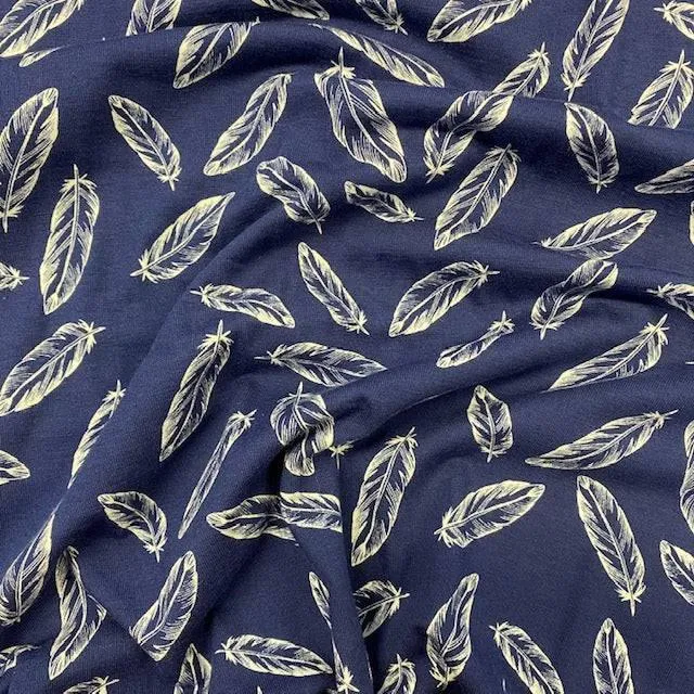 Feather Jersey - Navy