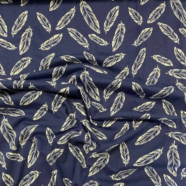Feather Jersey - Navy