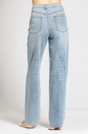 Feather Weight Wide Leg Jean