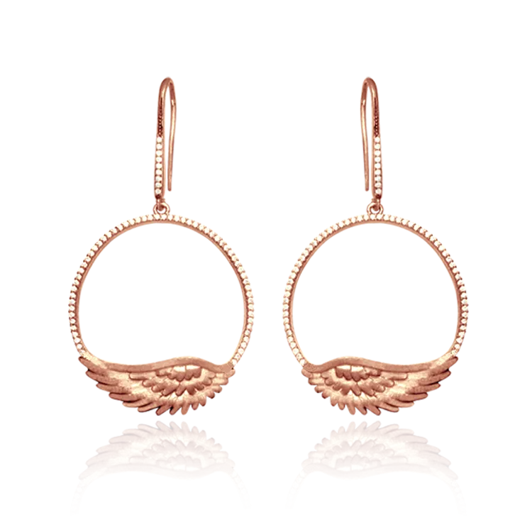 Feathered Halo Earrings