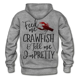 Fee Me Crawfish and Tell Me I'm Pretty Gildan Heavy Blend Adult Hoodie