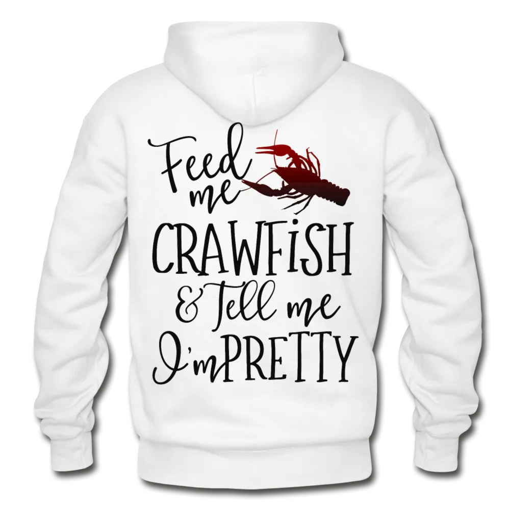 Fee Me Crawfish and Tell Me I'm Pretty Gildan Heavy Blend Adult Hoodie