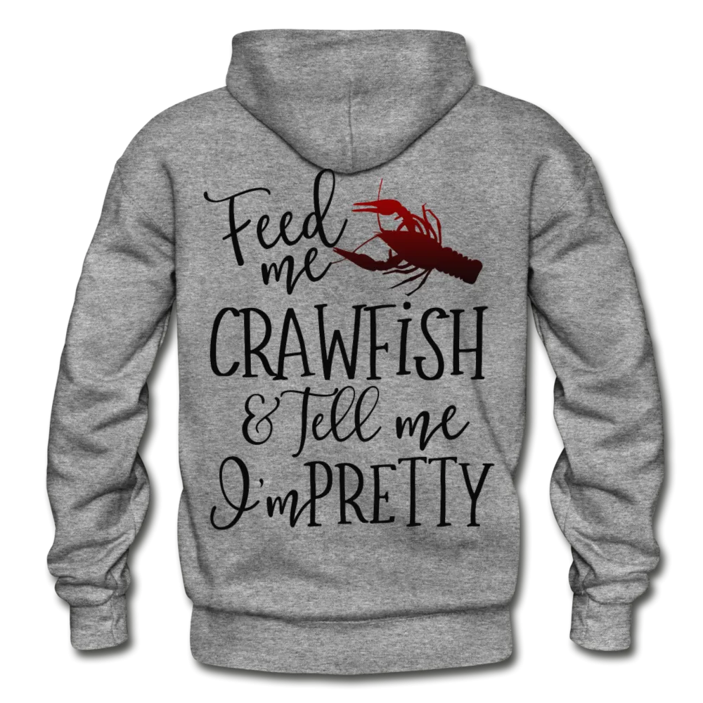 Fee Me Crawfish and Tell Me I'm Pretty Gildan Heavy Blend Adult Hoodie