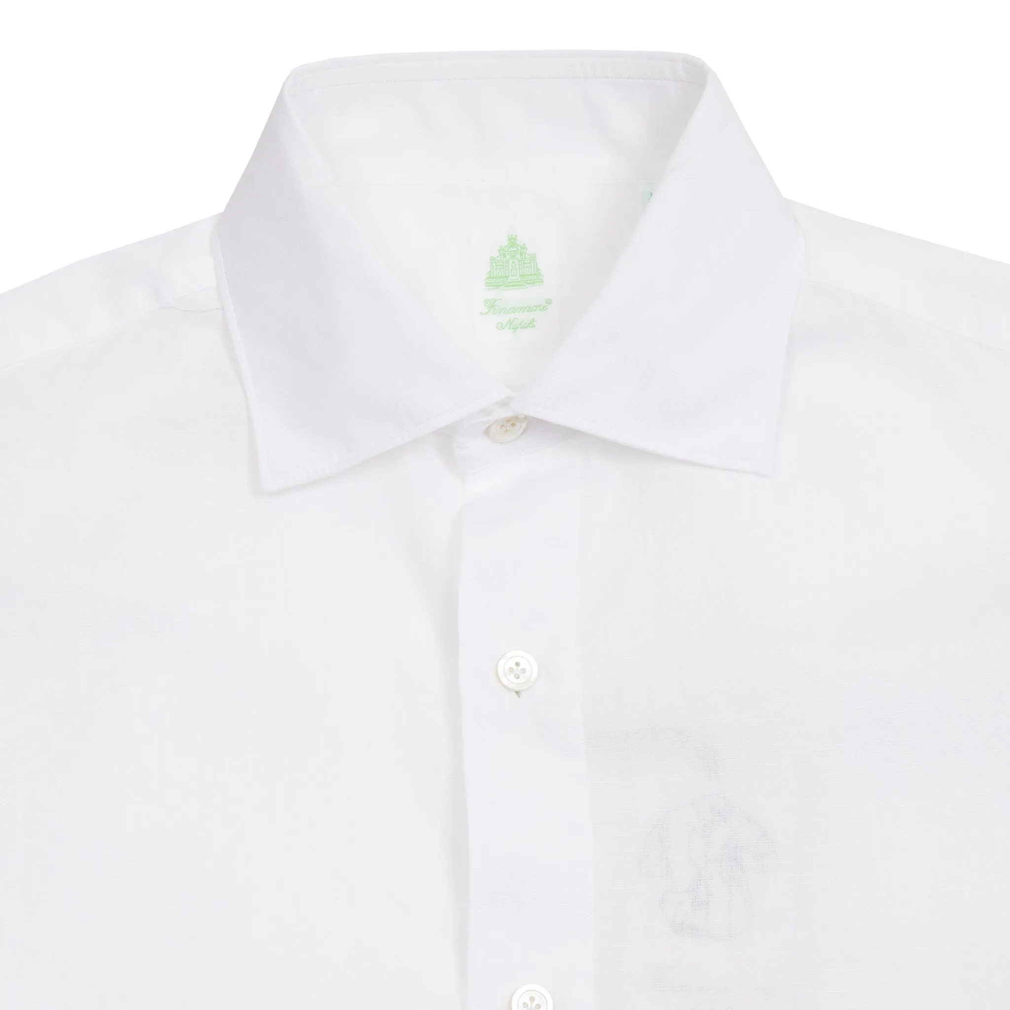 Finamore Gaeta Luigi Cotton/Linen Shirt in White