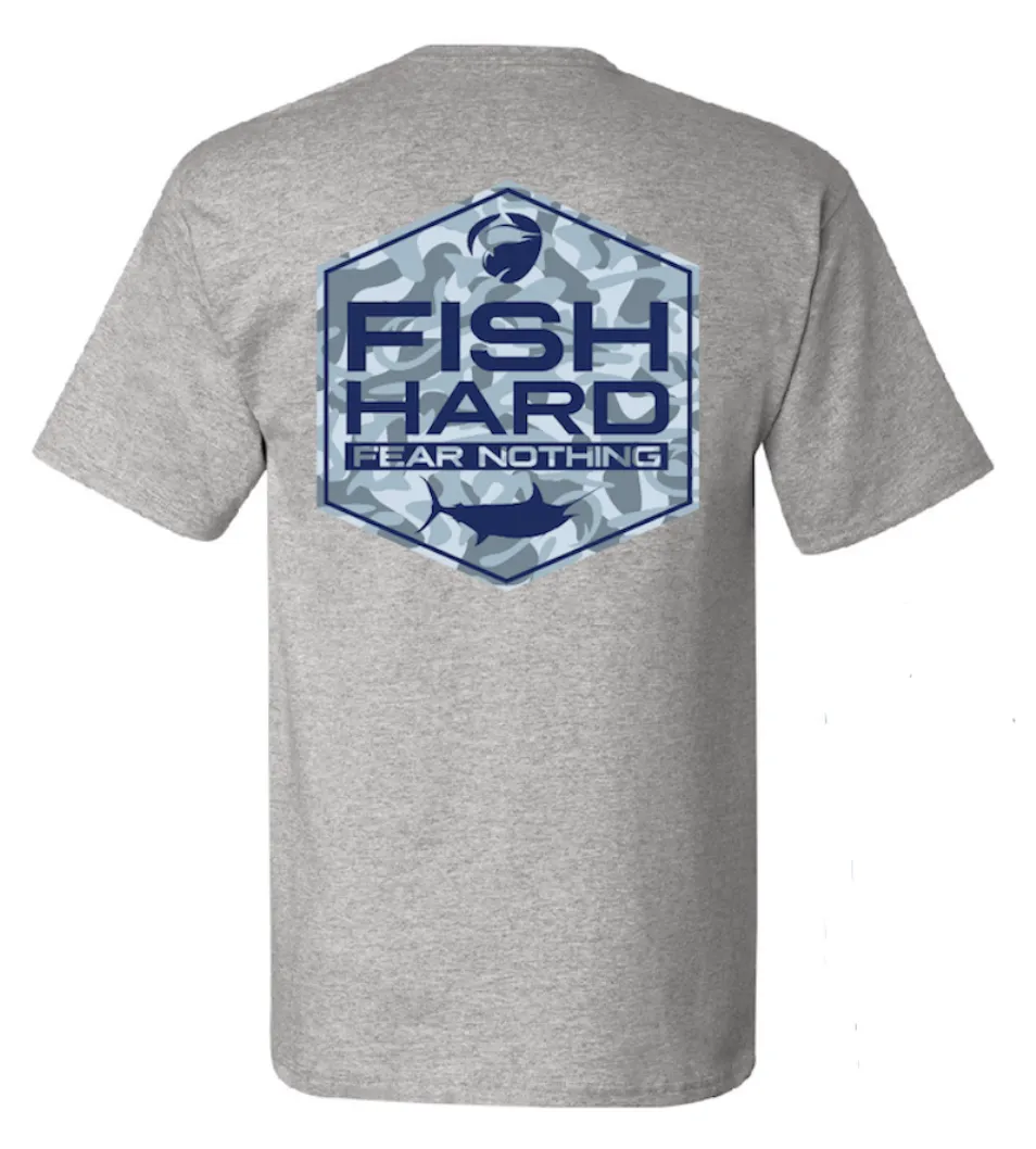 Fish Hard Gear Camo Marlin Tee