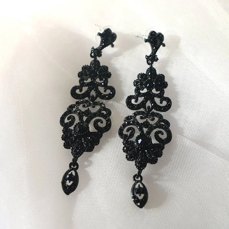 Flapper Gatsby Earrings, 20's rhinestone pearls art deco, 1920's earrings, Bridal, earrings, earrings, vintage, retro