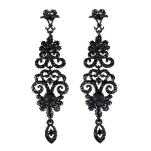 Flapper Gatsby Earrings, 20's rhinestone pearls art deco, 1920's earrings, Bridal, earrings, earrings, vintage, retro