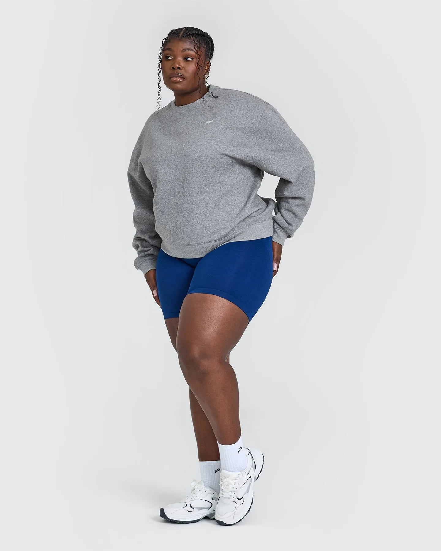 Foundations Crew Neck Sweatshirt | Charcoal Marl