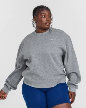 Foundations Crew Neck Sweatshirt | Charcoal Marl