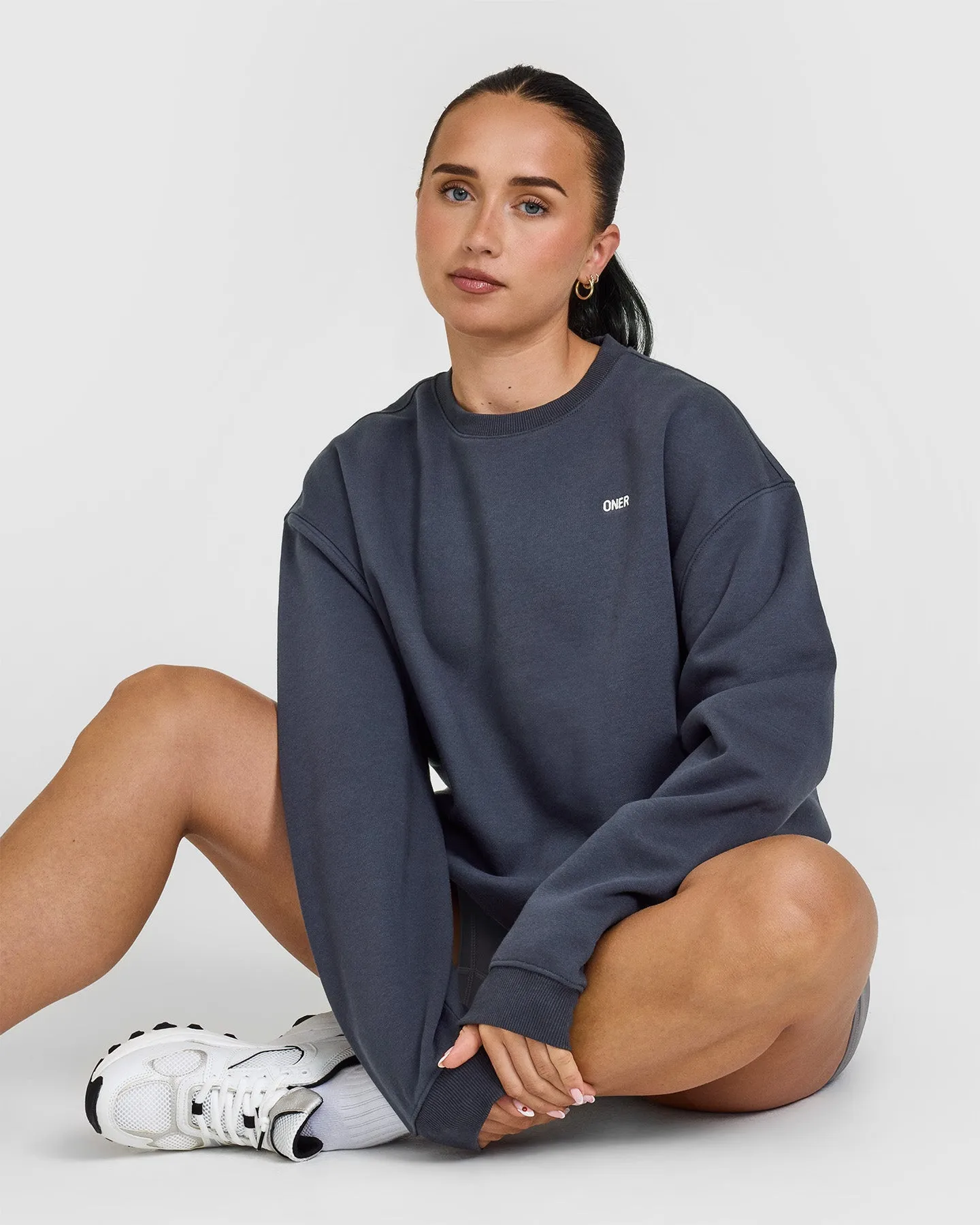 Foundations Crew Neck Sweatshirt | True Blue