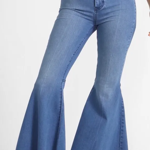 Free People Just Float On Flare Jeans