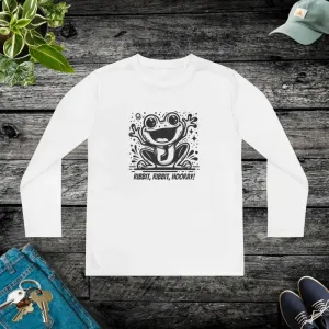 Frog Fun Youth Long Sleeve Tee with Posicharge Fabric