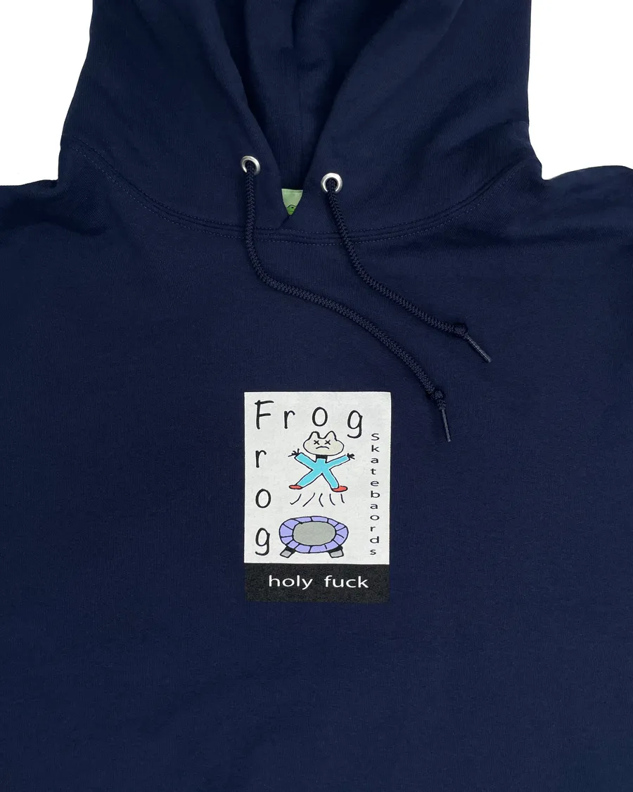 Frog Holy F*ck Hoodie - Navy