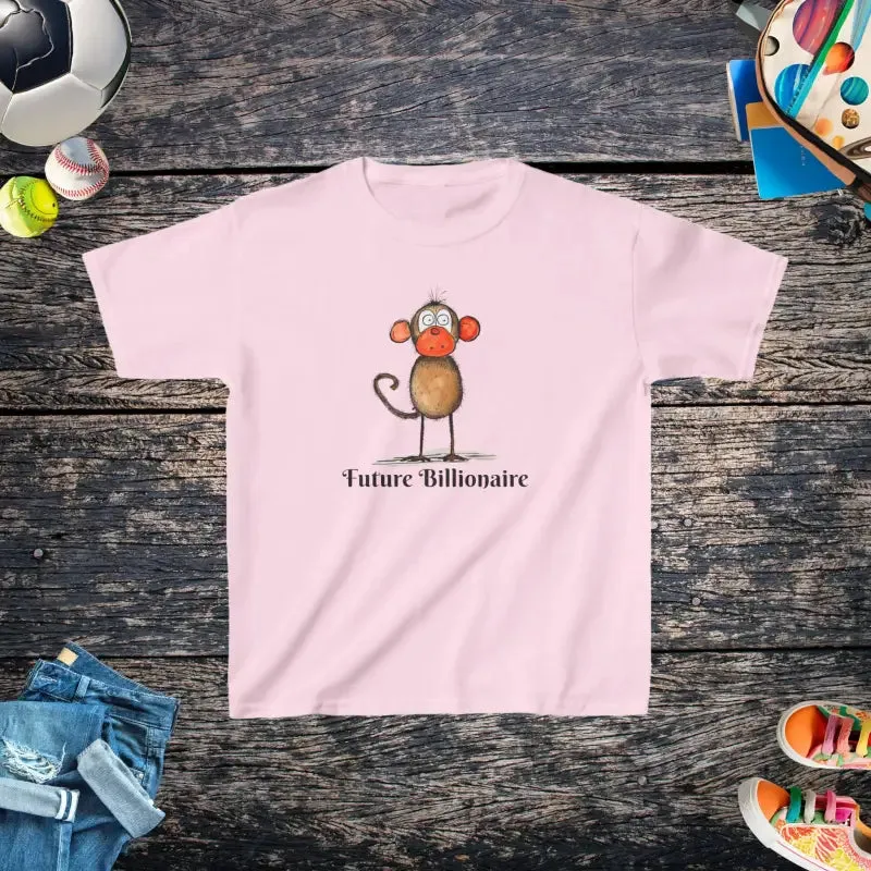 Future Billionaire Kids Tee Heavy and Durable