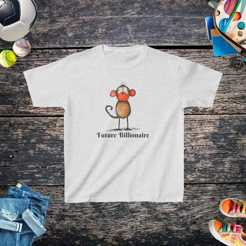 Future Billionaire Kids Tee Heavy and Durable