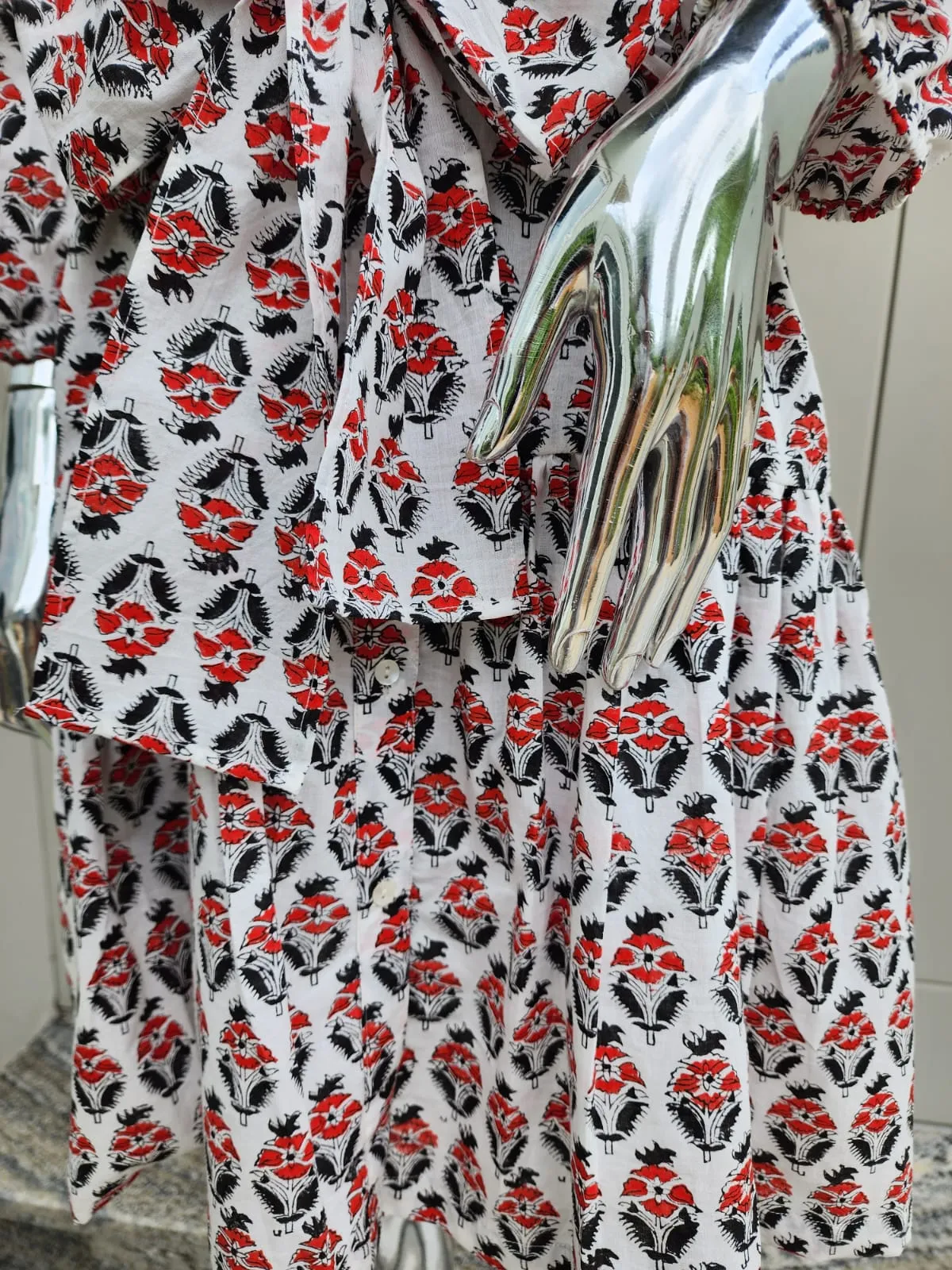 Gameday Aparna Dress - Red/Black