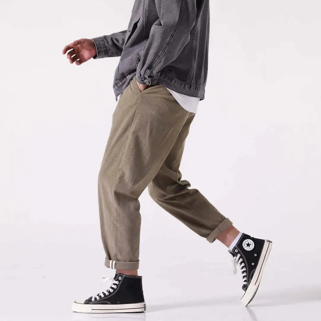 GIDEON™ - ELEGANT ROLLED-HEM CASUAL PANTS