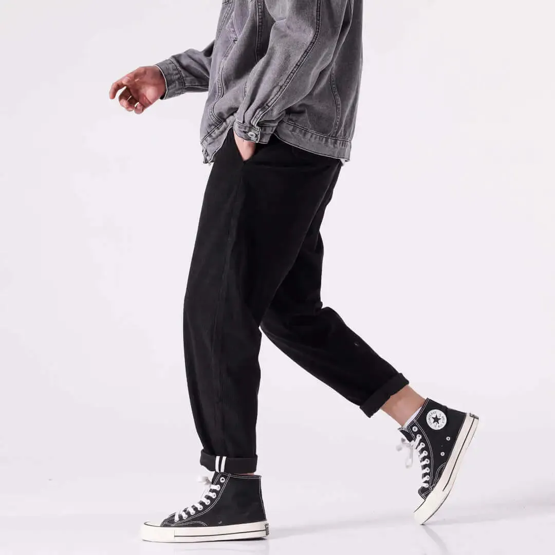 GIDEON™ - ELEGANT ROLLED-HEM CASUAL PANTS