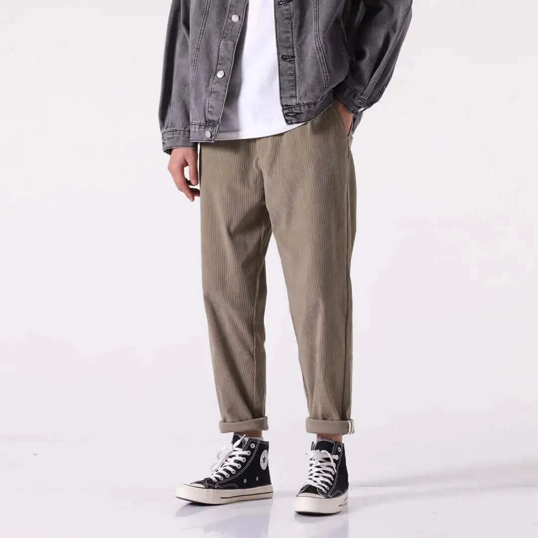GIDEON™ - ELEGANT ROLLED-HEM CASUAL PANTS