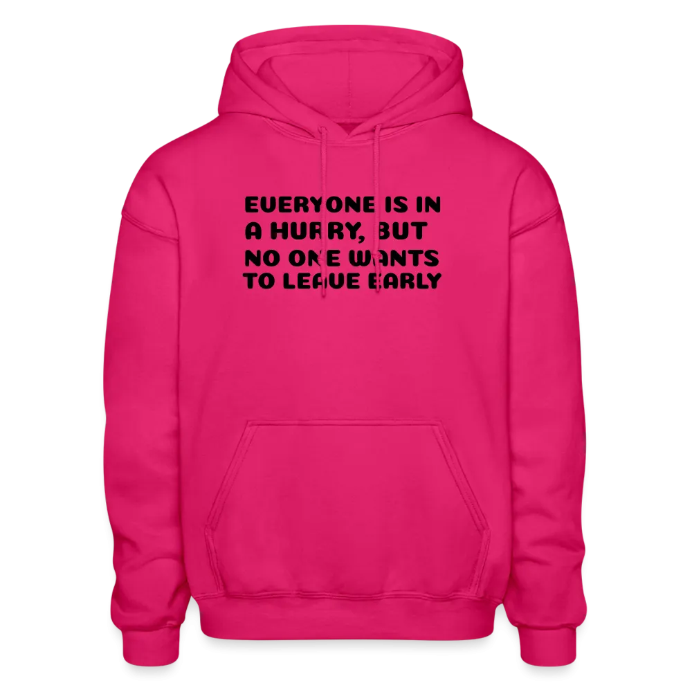 Gildan Heavy Blend Adult Hoodie, leave early