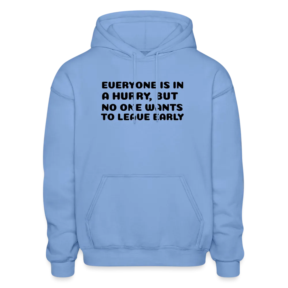 Gildan Heavy Blend Adult Hoodie, leave early