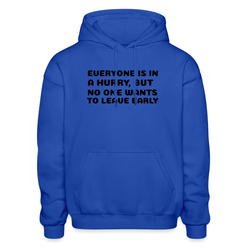 Gildan Heavy Blend Adult Hoodie, leave early