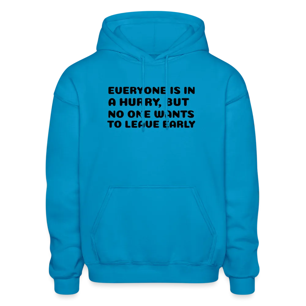 Gildan Heavy Blend Adult Hoodie, leave early