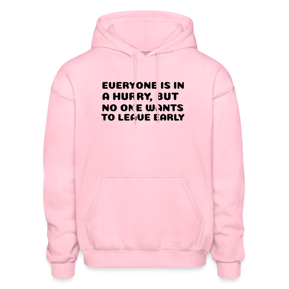 Gildan Heavy Blend Adult Hoodie, leave early